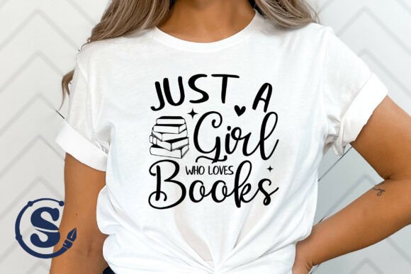 A Book Lover SVG Graphic for T-Shirts & Editorial Publishing