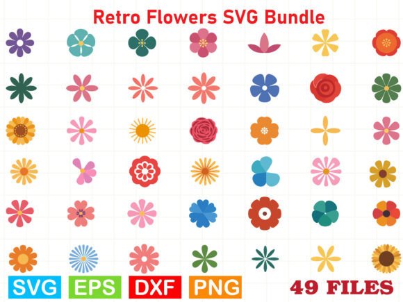 A Design Review of the Retro Flower SVG Bundle