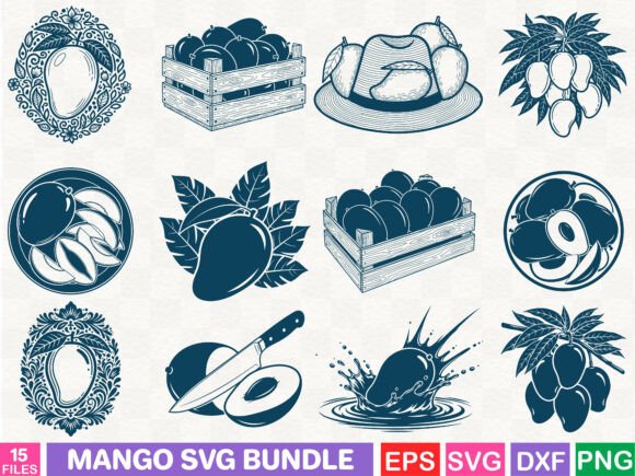 A Mango SVG Bundle for Everyday Crafting and Graphics