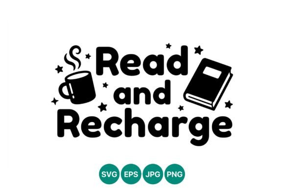 A Professional Review of Read and Recharge Mug and Book Graphics