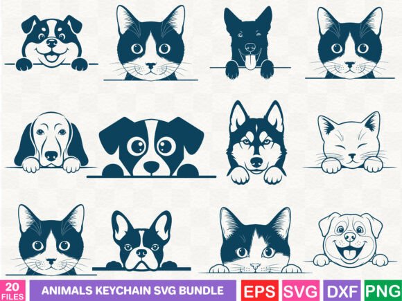 A Review of the Animals Keychain SVG Bundle for Graphics and Illustrations