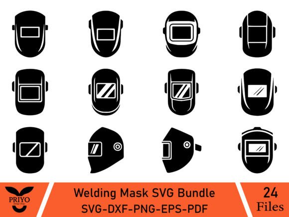 A Welding Mask SVG Bundle for Illustrations and Graphics