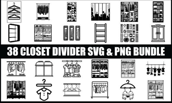 Closet Divider Graphics Bundle for Crafting & Business