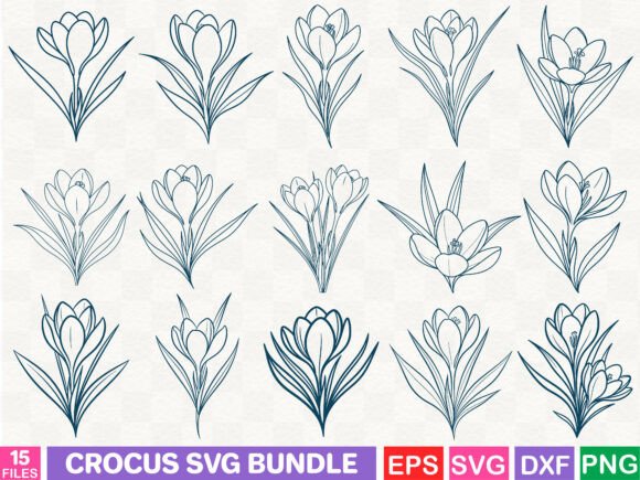 Crocus Graphics: A Blooming Bundle for Your Crafting Season