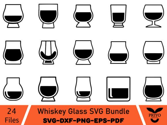 Evaluating the Whiskey Glass SVG Bundle for Brand Design