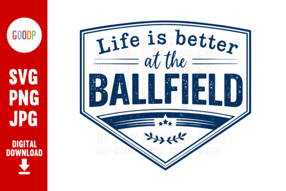 Graphics Review: Life is Better at the Ballfield SVG