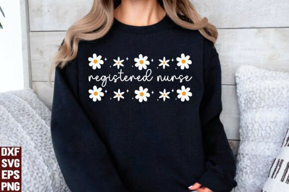 Registered Nurse Sweater SVG PNG for T-Shirt Designs