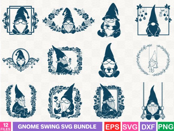 Review of Gnome Swing SVG Bundle for Embroidery
